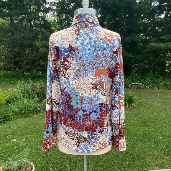 Retro Button Down, Large Collar, Vintage Look By Ship n' Shore - 18 - Picture 4 of 14